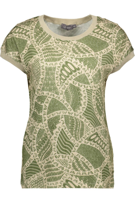 Geisha groene dames t-shirt