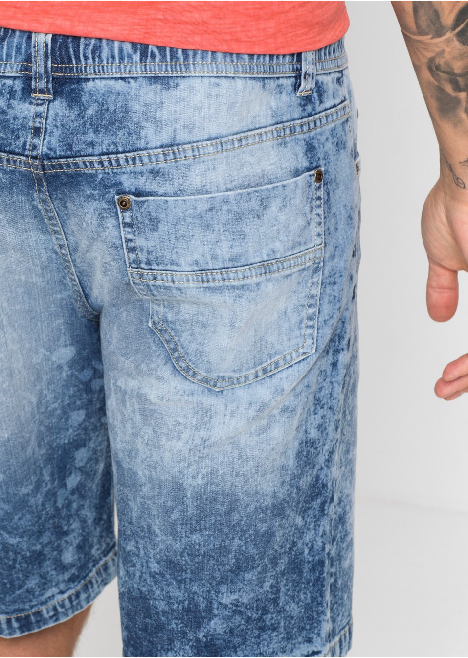 Bermuda taille extensible, Slim Fit