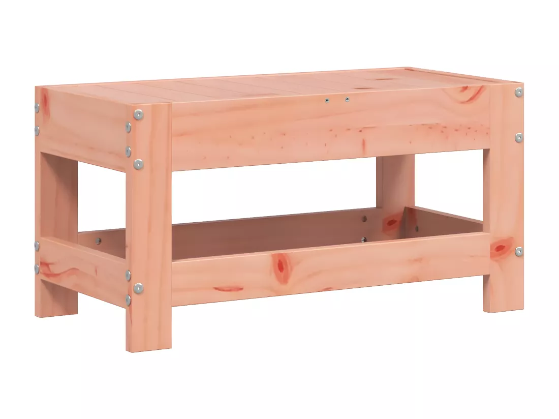 Repose-pied de jardin 62x30x32 cm bois massif de douglas