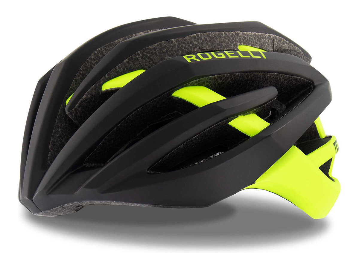 Rogelli Tecta Wielrenhelm - Zwart/Fluor