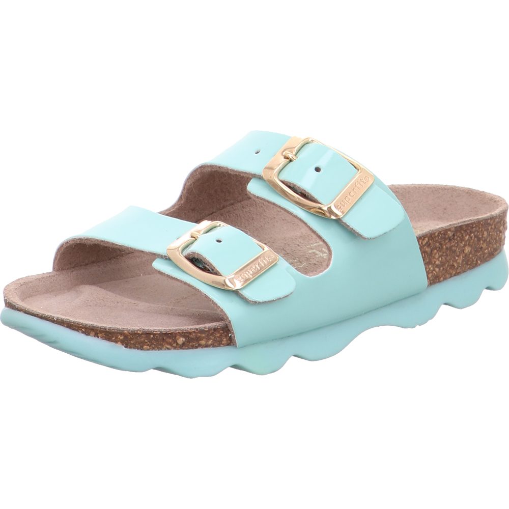 Superfit Fussbettpantoffeln Kinder türkis