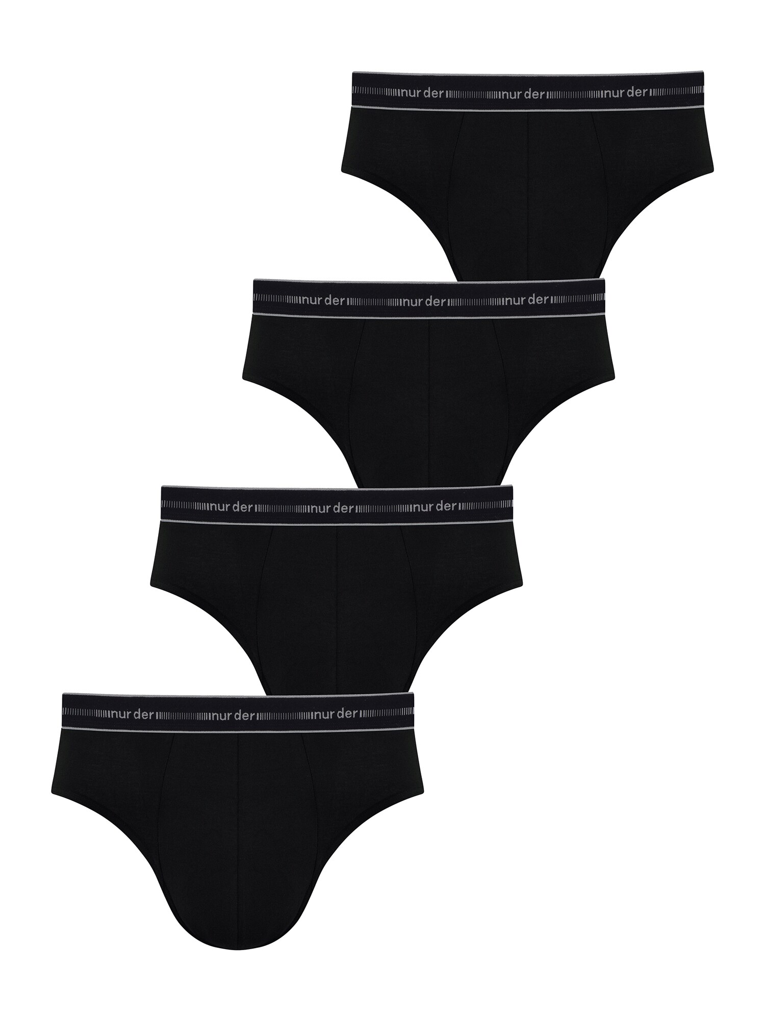 NUR DER Herren Slip 3D-Flex Classic 4er Pack