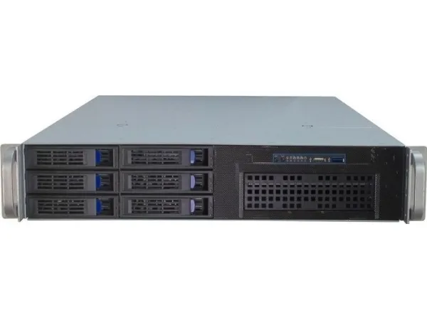 Inter-Tech IPC 2U-2406 - Rack-monterbar - 2U - SSI EEB - SATA - hot-swap - ingen strømforsyning - USB
