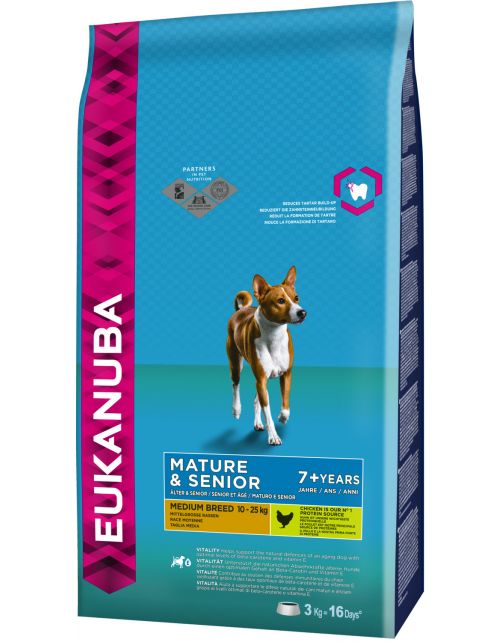 Eukanuba Thriving Mature Medium Breed Kip - Hondenvoer