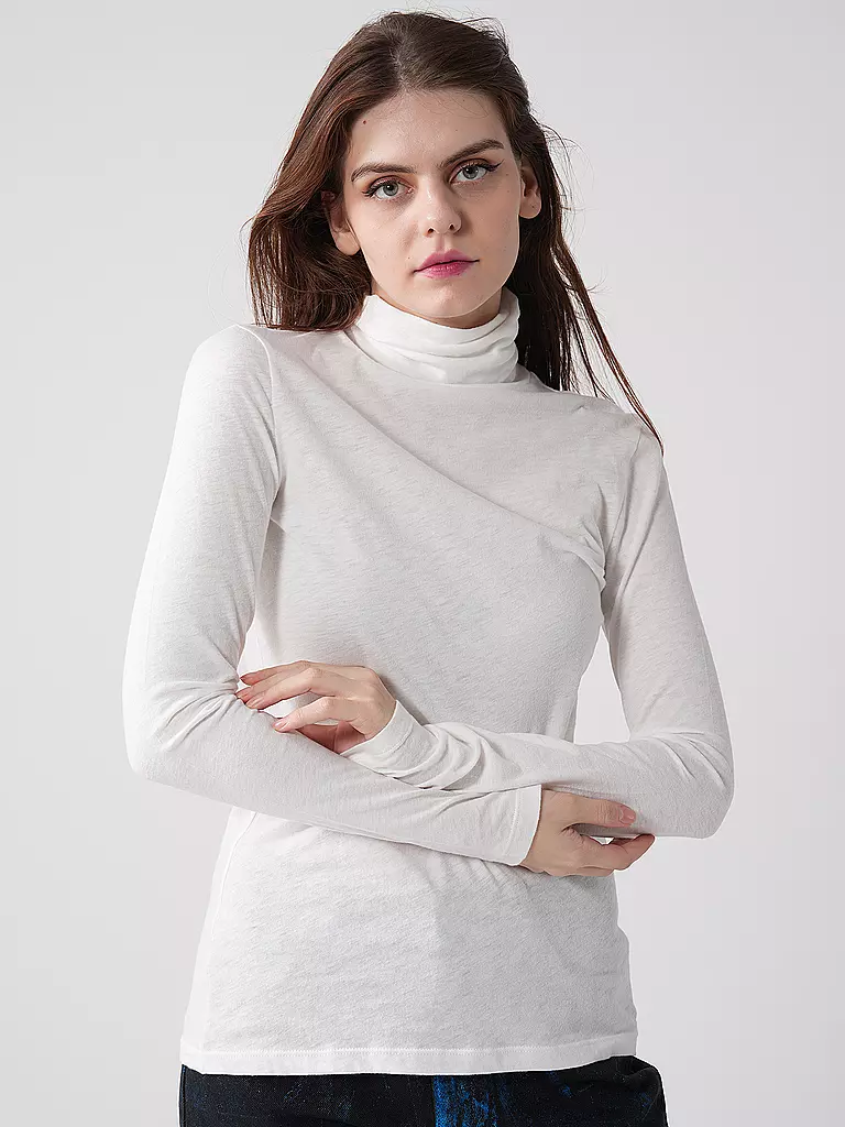 MARC O' POLO DENIM Rollkragenshirt  weiss