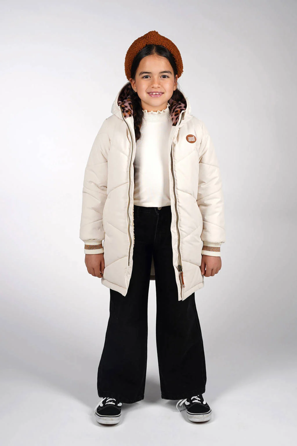 Moodstreet gewatteerde jas wit