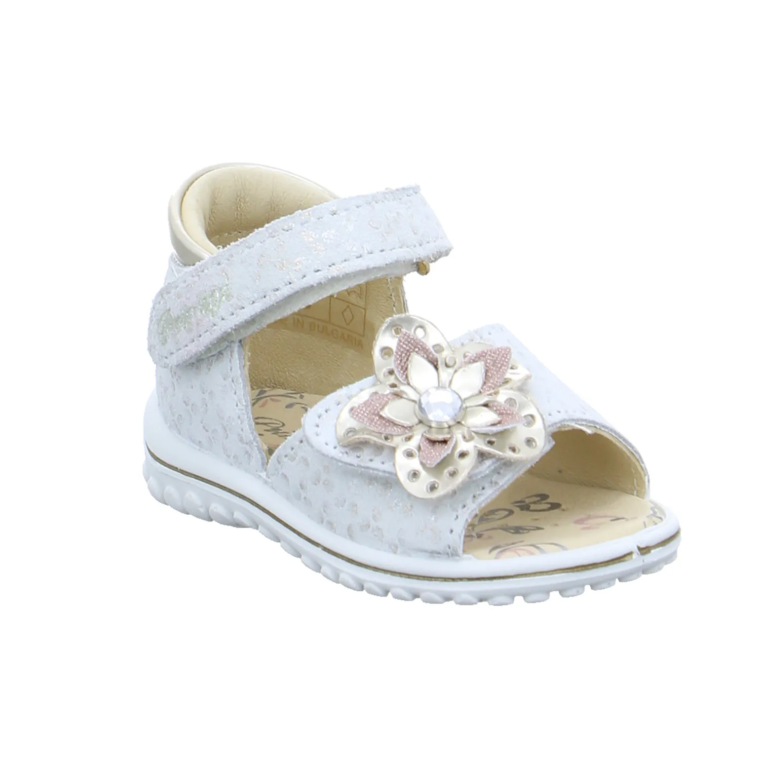 PRIMIGI Baby-Sandale Offwhite Leder  Mädchen Minilette