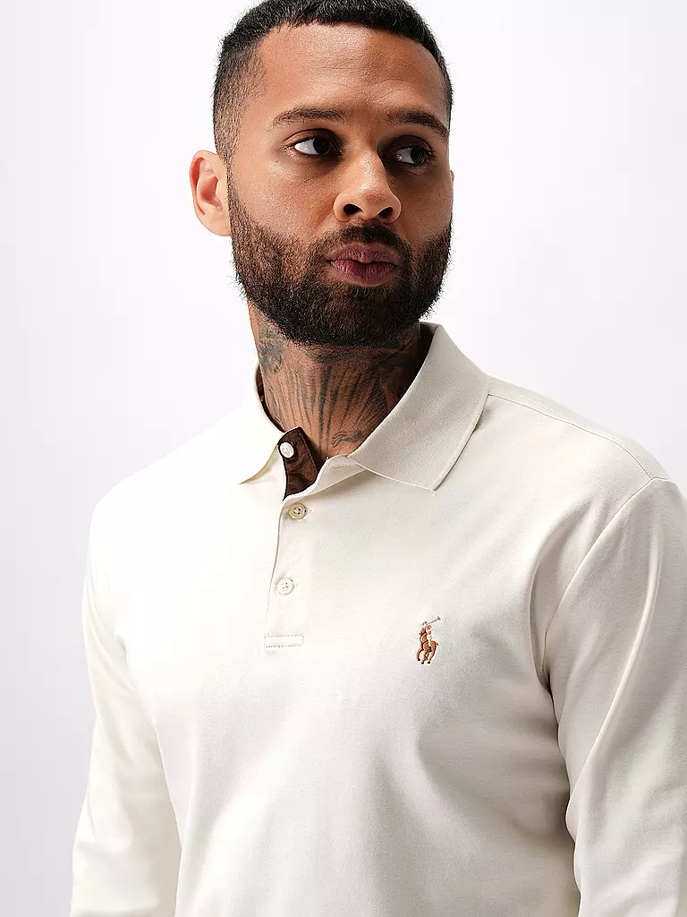 POLO RALPH LAUREN Poloshirt Custom Slim Fit creme