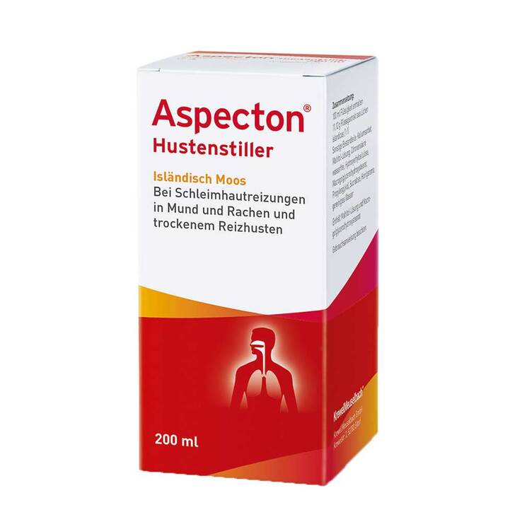 Aspecton Hustenstiller Isländisch Moos Saft, 200 ml