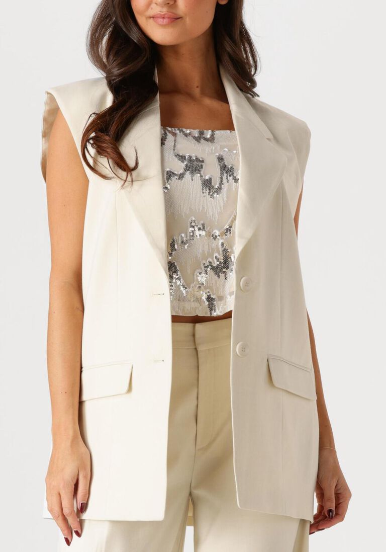 ecru gestuz gilet gzseaver sl waistcoat
