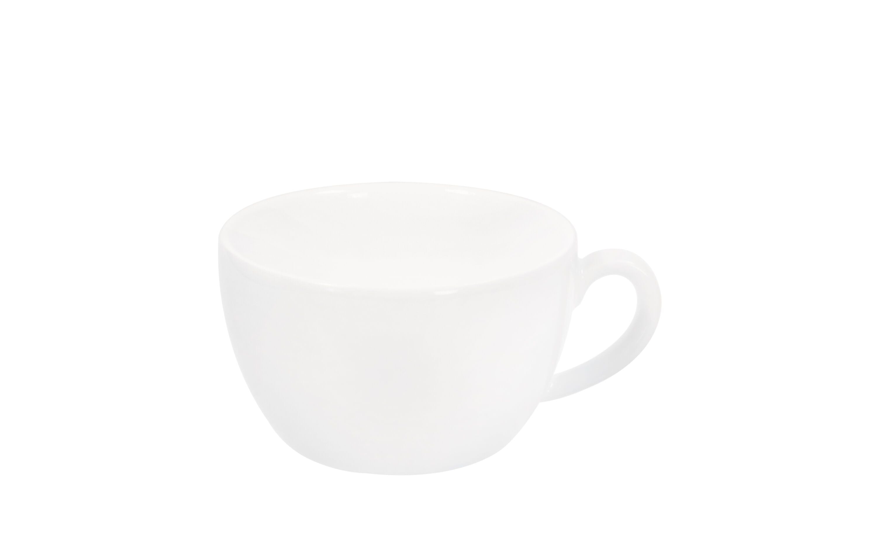 KAHLA UPDATE Cappuccinotasse - Weiss / B: 12.0 cm x T: 9.4 cm x H: 5.4 cm