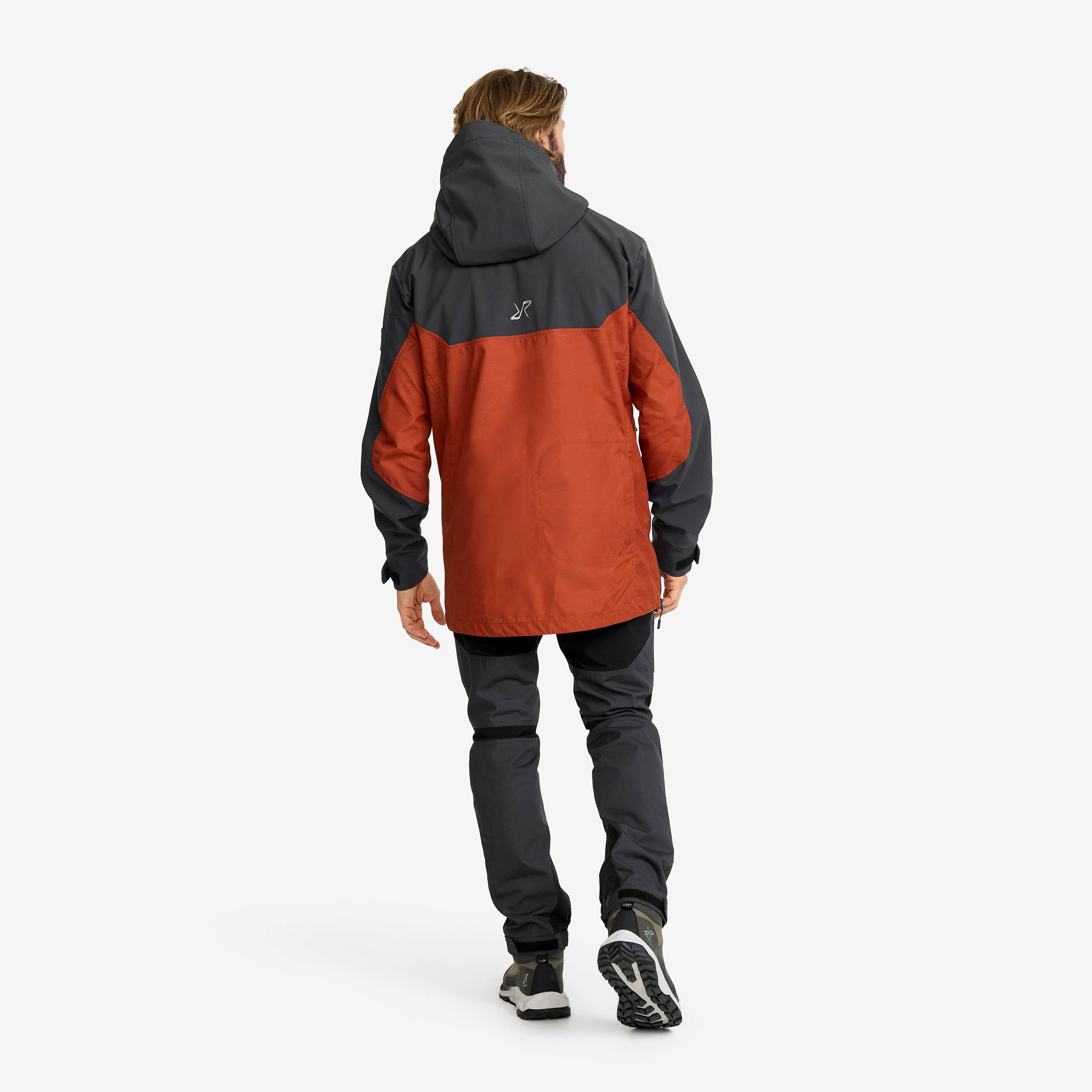 Outdoor Anorak Herre Rusty Orange