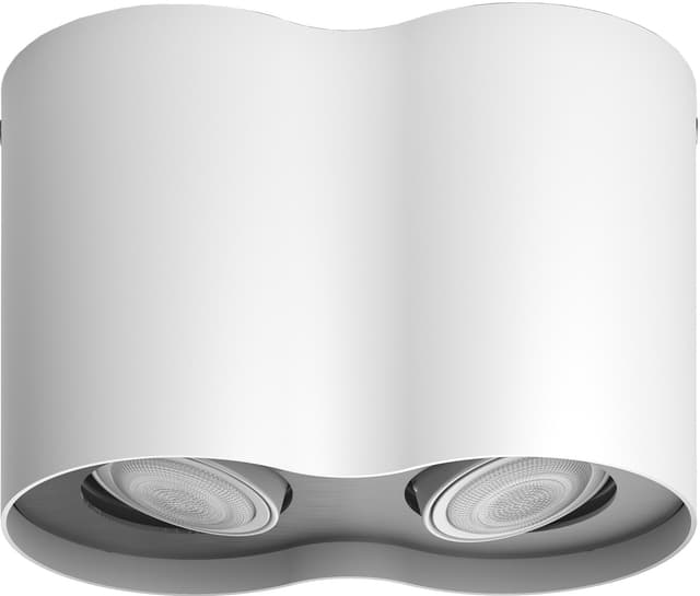 Philips Hue Pillar spotlyset 2x5W (hvid)