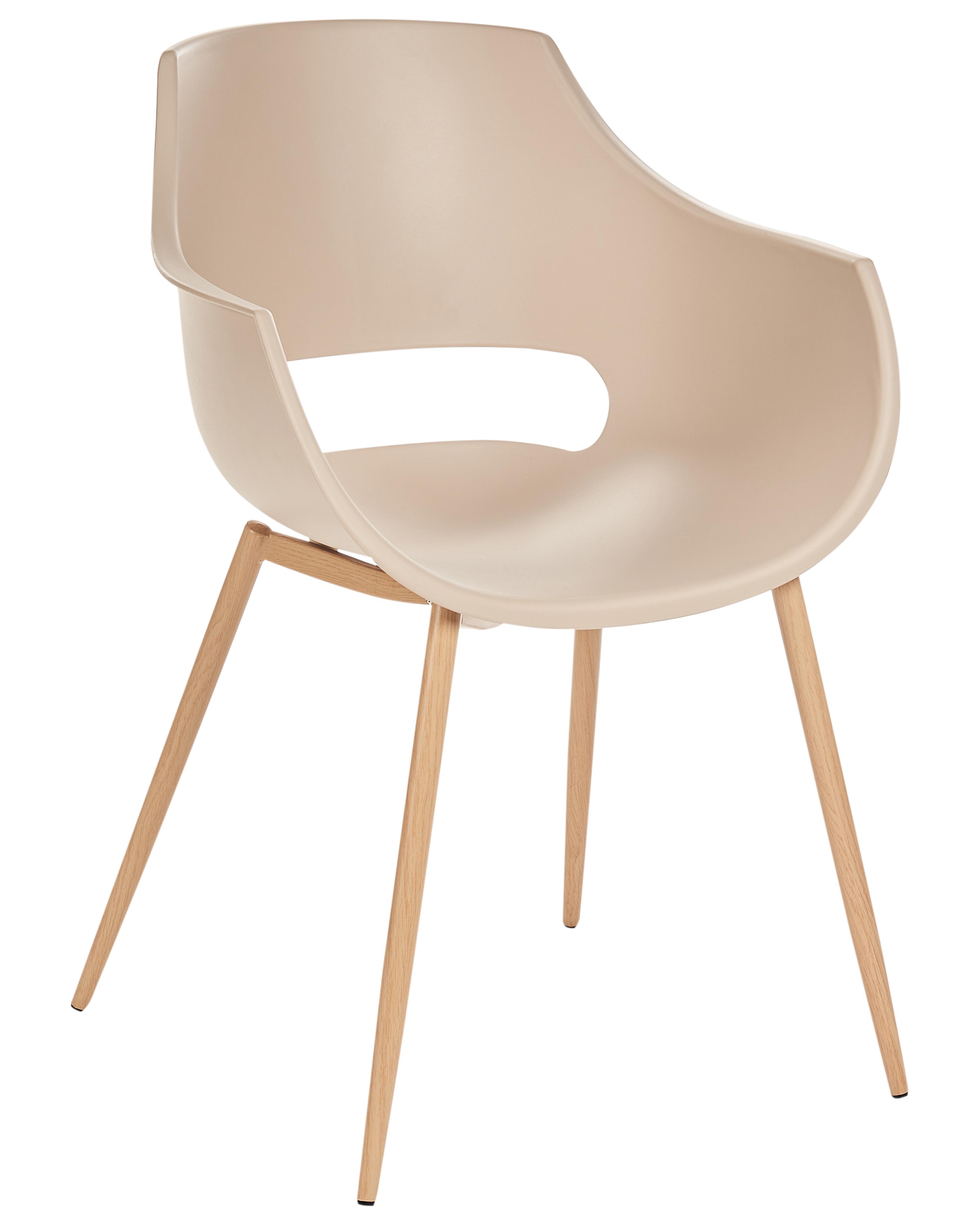 Set van 4 eetkamerstoelen MILLERS Beige