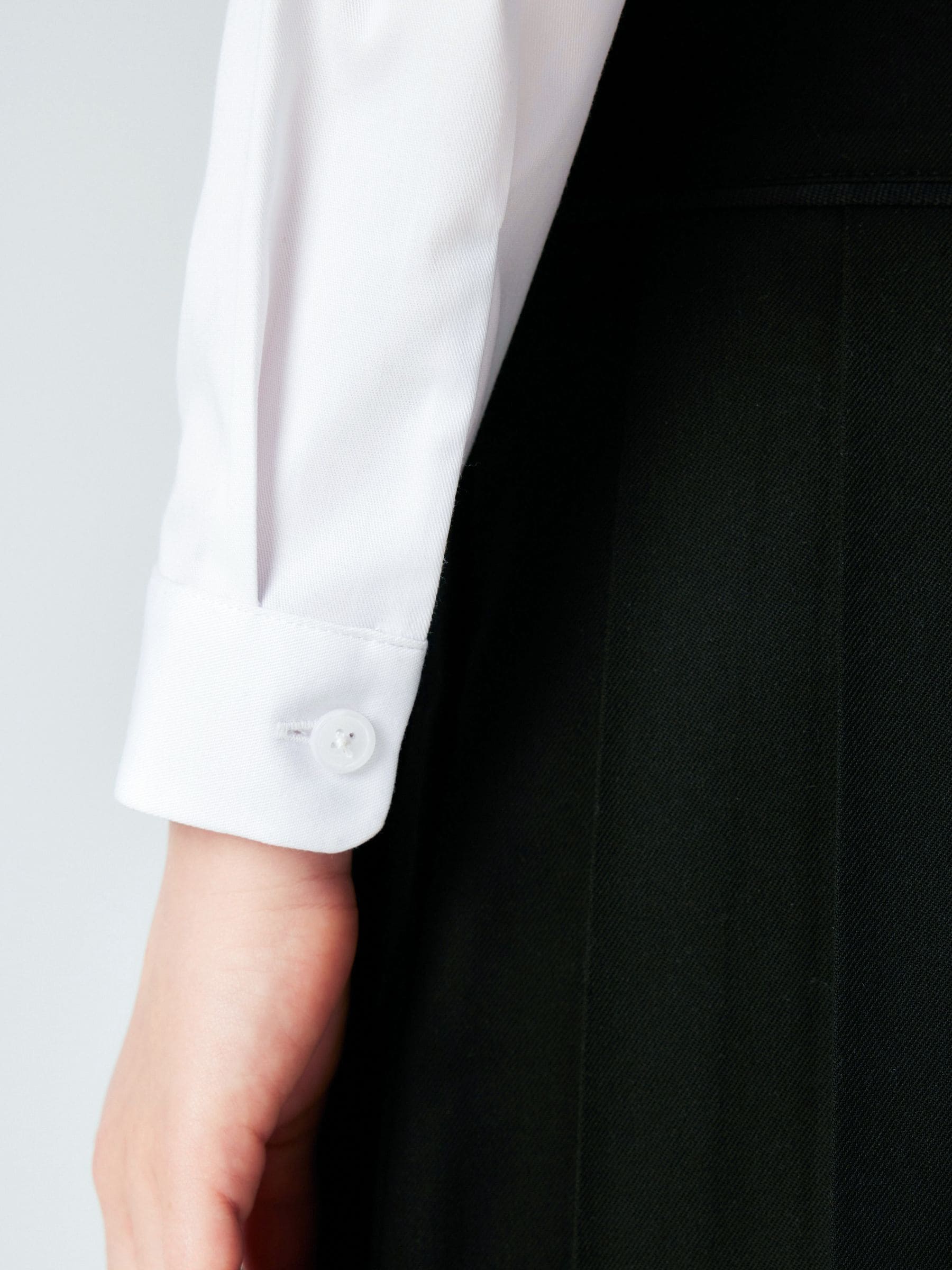 Clarks set van 3 schooloverhemden met lange mouwen en strik