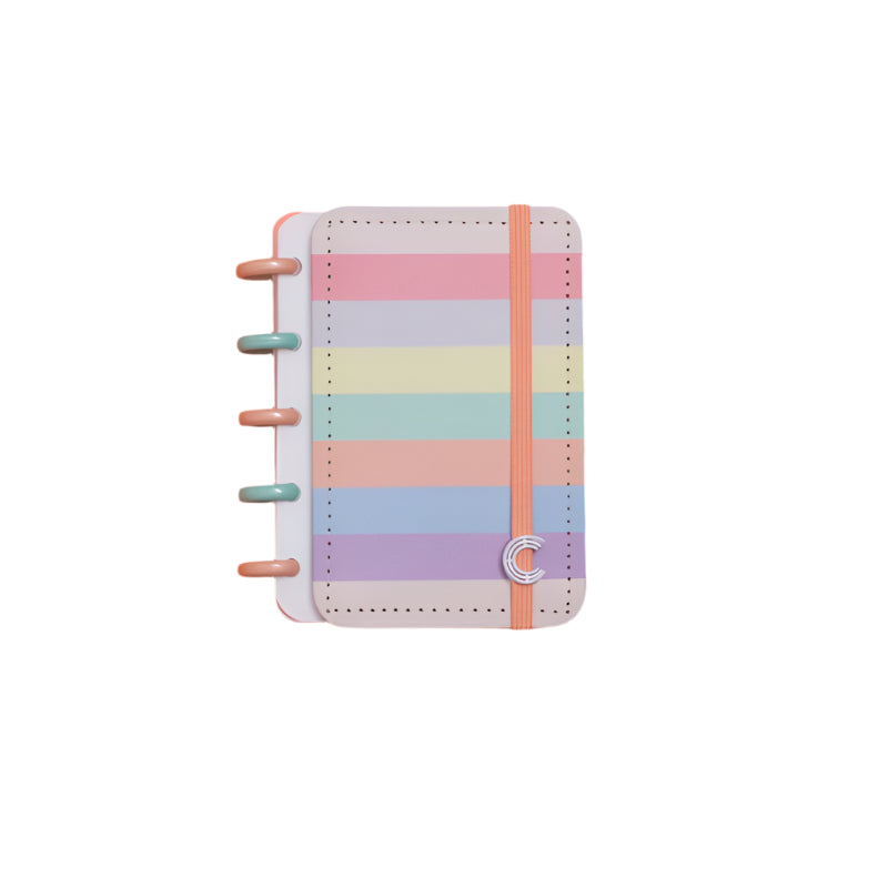 Caderno Arco-Íris Pastel