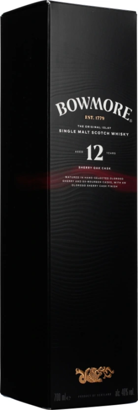 BOWMORE 12 YEARS SHERRY SINGLE MALT 70CL