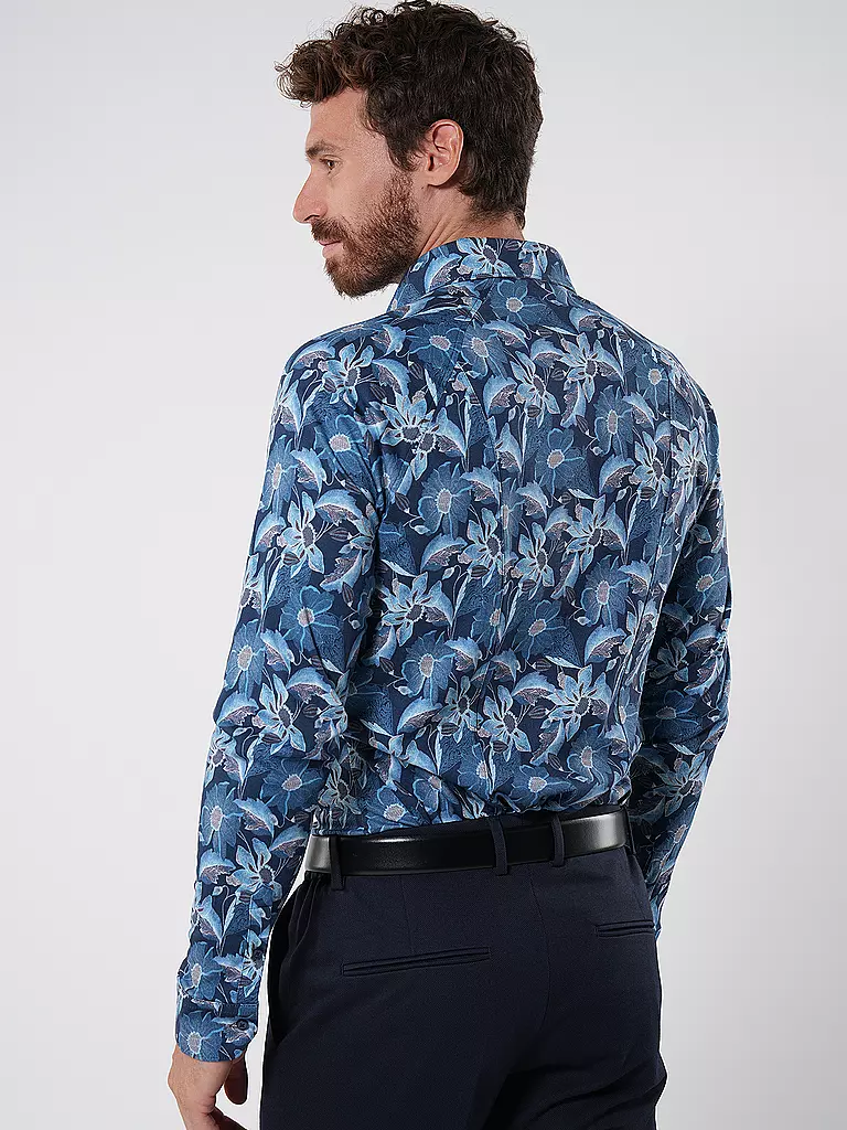 DESOTO Jerseyhemd Slim Fit  dunkelblau