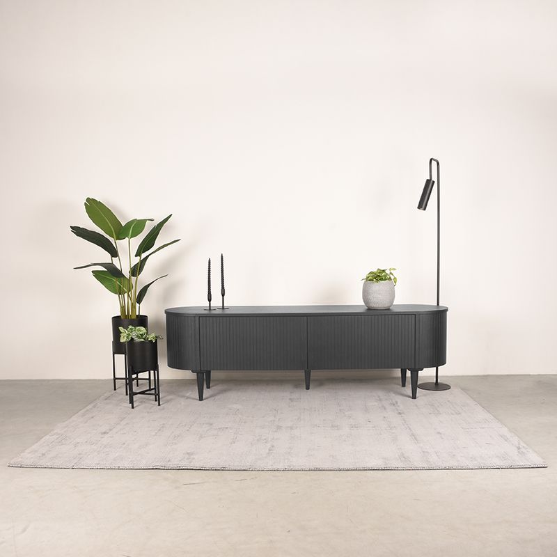 Tv meubel Zwart ME-70.057 Oliva B180 x D47 x H55 cm