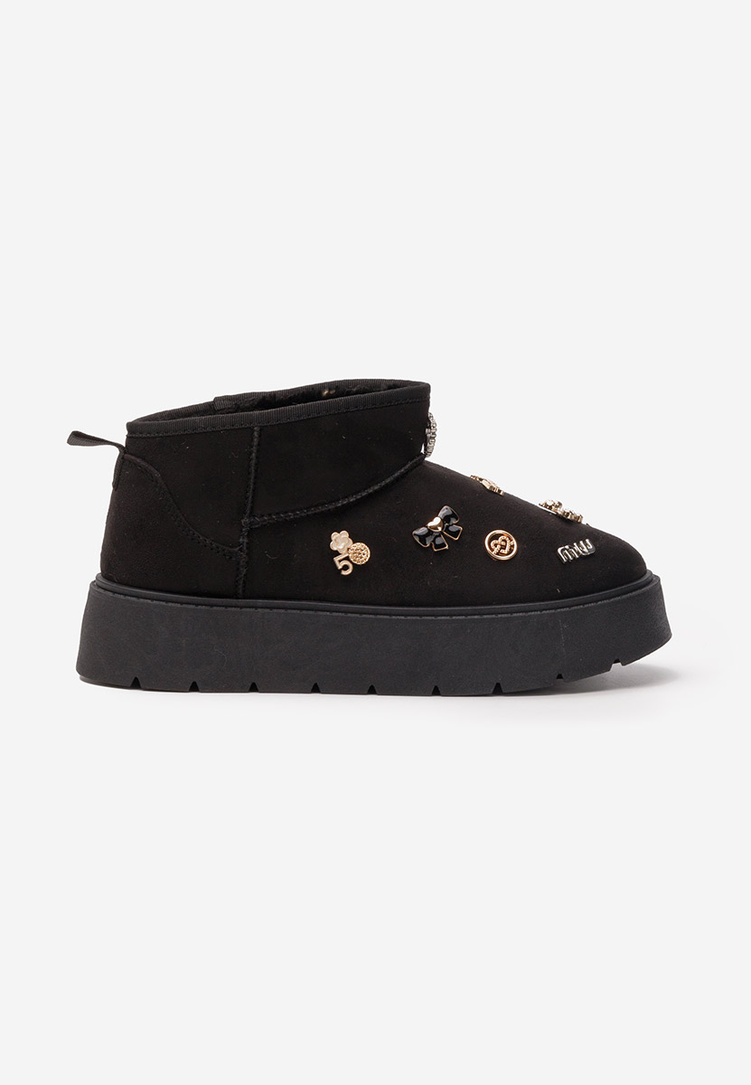 Bottes de neige femme noires Sanara