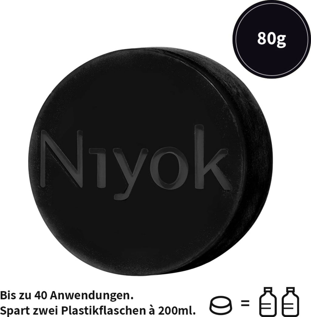 Niyok  Feste Gesichtsreinigung Patchouli, 80 g