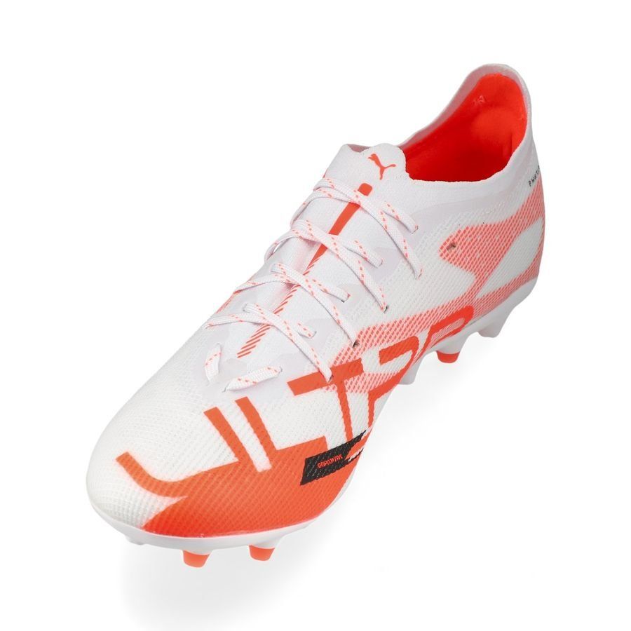 PUMA Ultra 5 Pro MG Unlimited - Blanc/Noir/Glowing Red