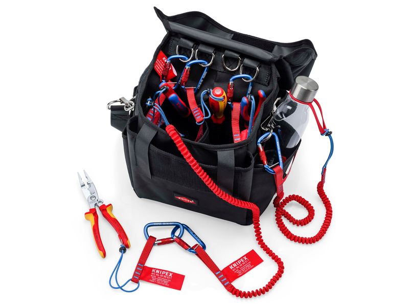 Knipex Werkzeugtasche 300 x 250 x 150 mm, leer Werkzeugtasche für Höhenarbeiten