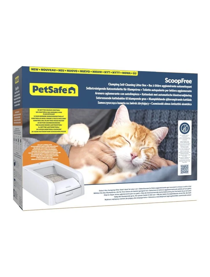 Petsafe - Scoop-Free Automatisk Katte bakke til krystaller og klumpende kattegrus - lugthæmmende