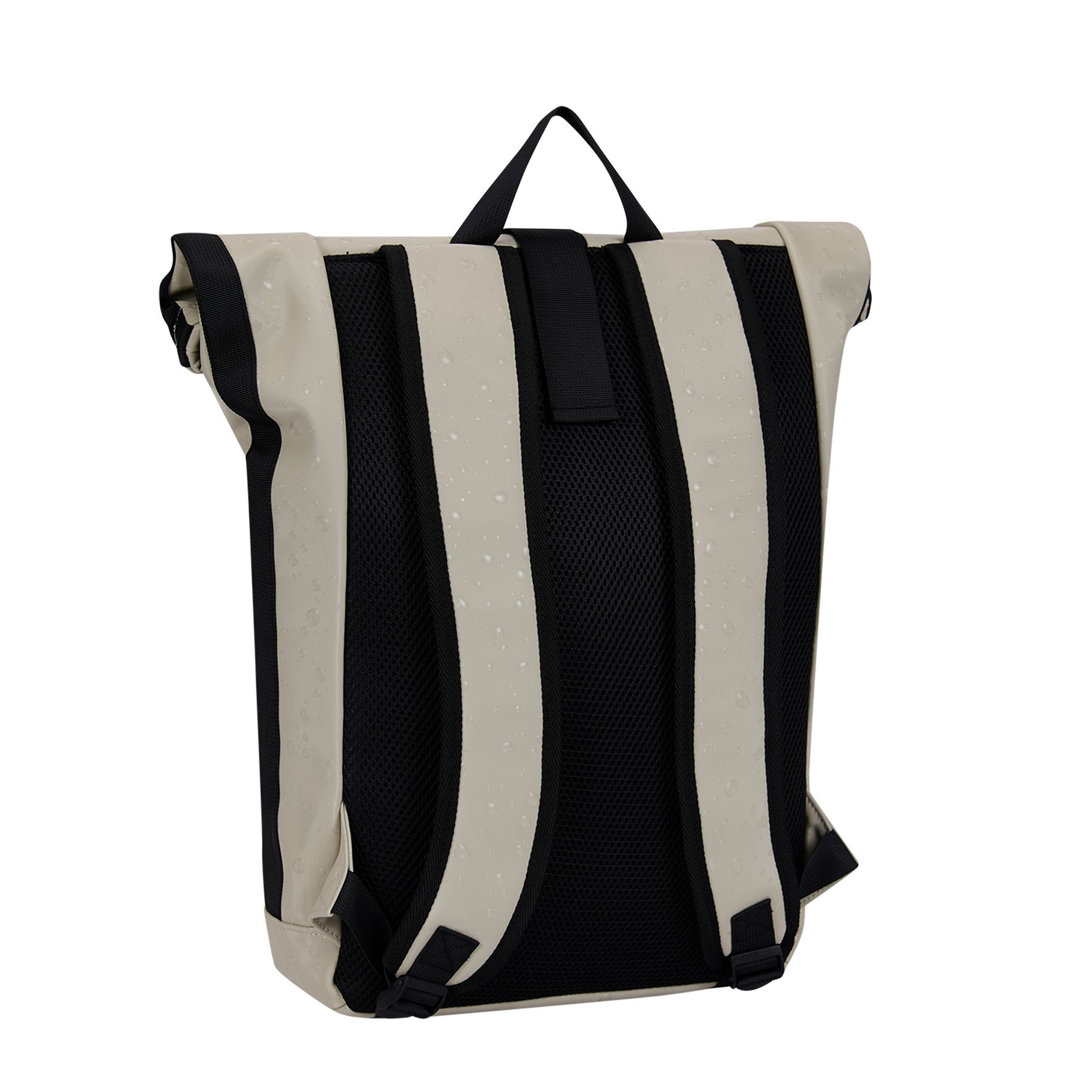 New Rebels Droplets New York Rolltop Backpack Beige