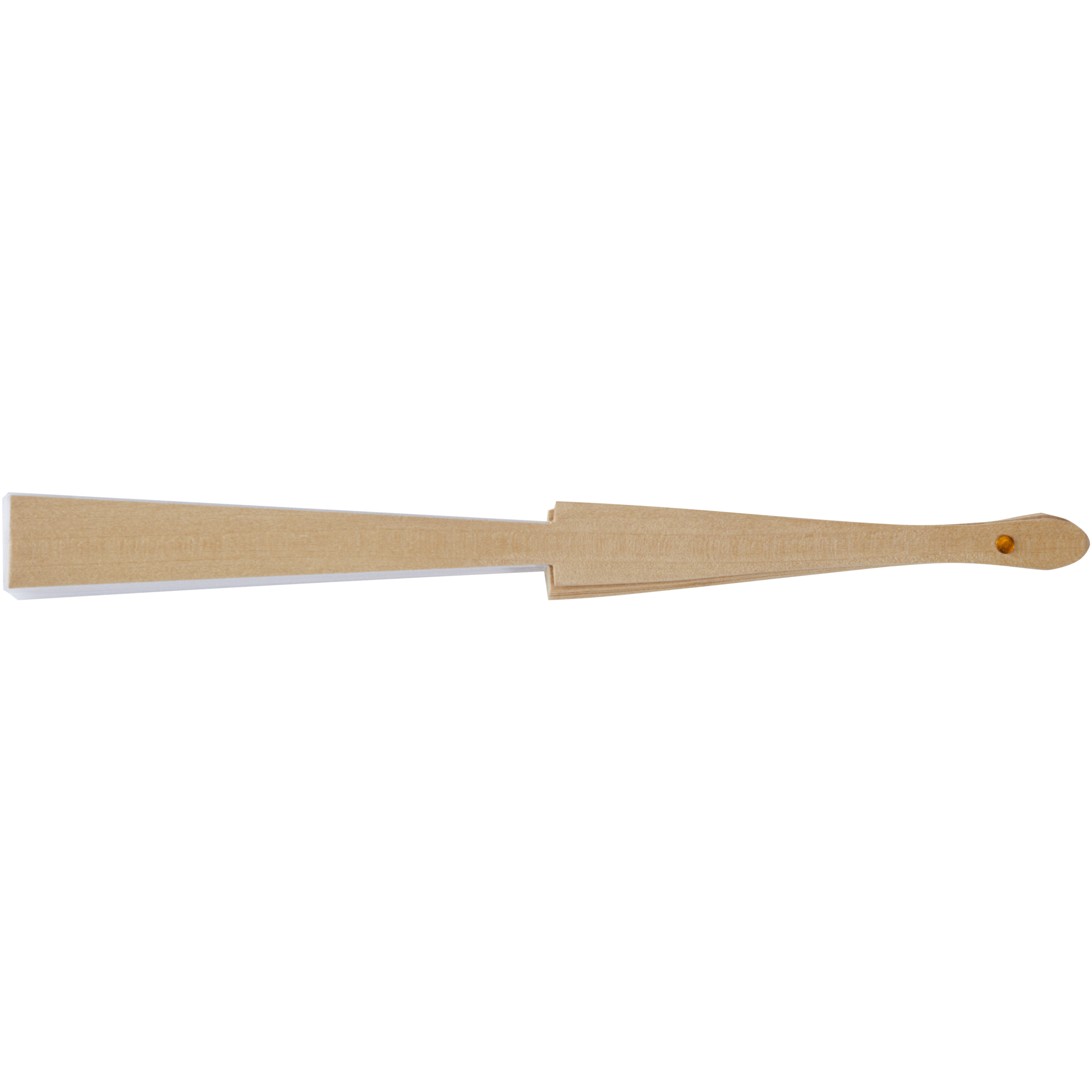 EgotierPro 127041 - Éventail Élégant en Bois et Polyester Coloré