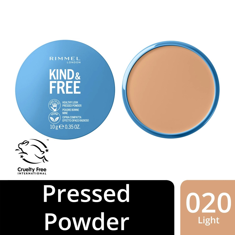 RIMMEL Kind & Free Pressed Powder 10 gr. - 20 Light