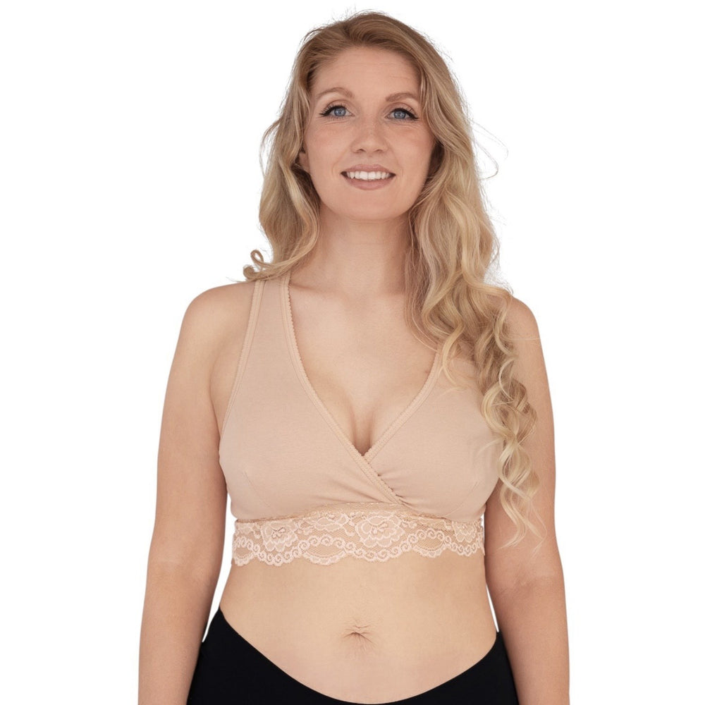 Køb Carriwell Honey Crossover Sleeping & Nursing Bra