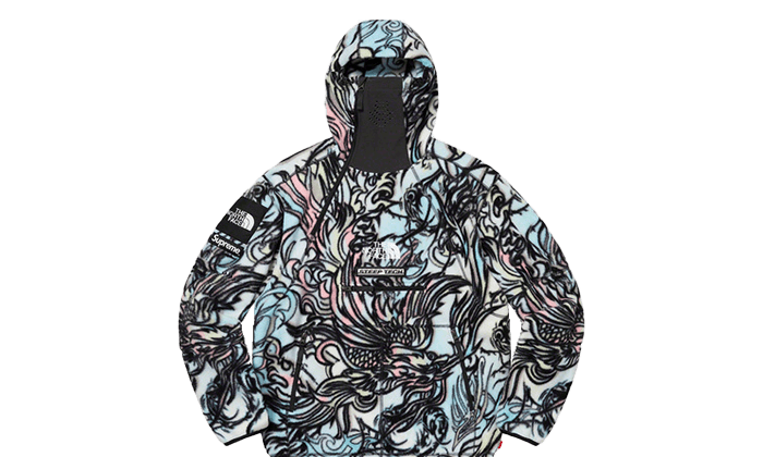 Supreme The North Face Steep Tech Fleece Pullover Natural