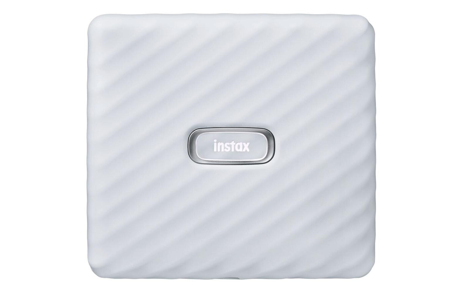 Mobiler Drucker Instax Link Wide Ash White<br>Smartphone-Polaroid-Drucker mit Bluetooth-Verbindung