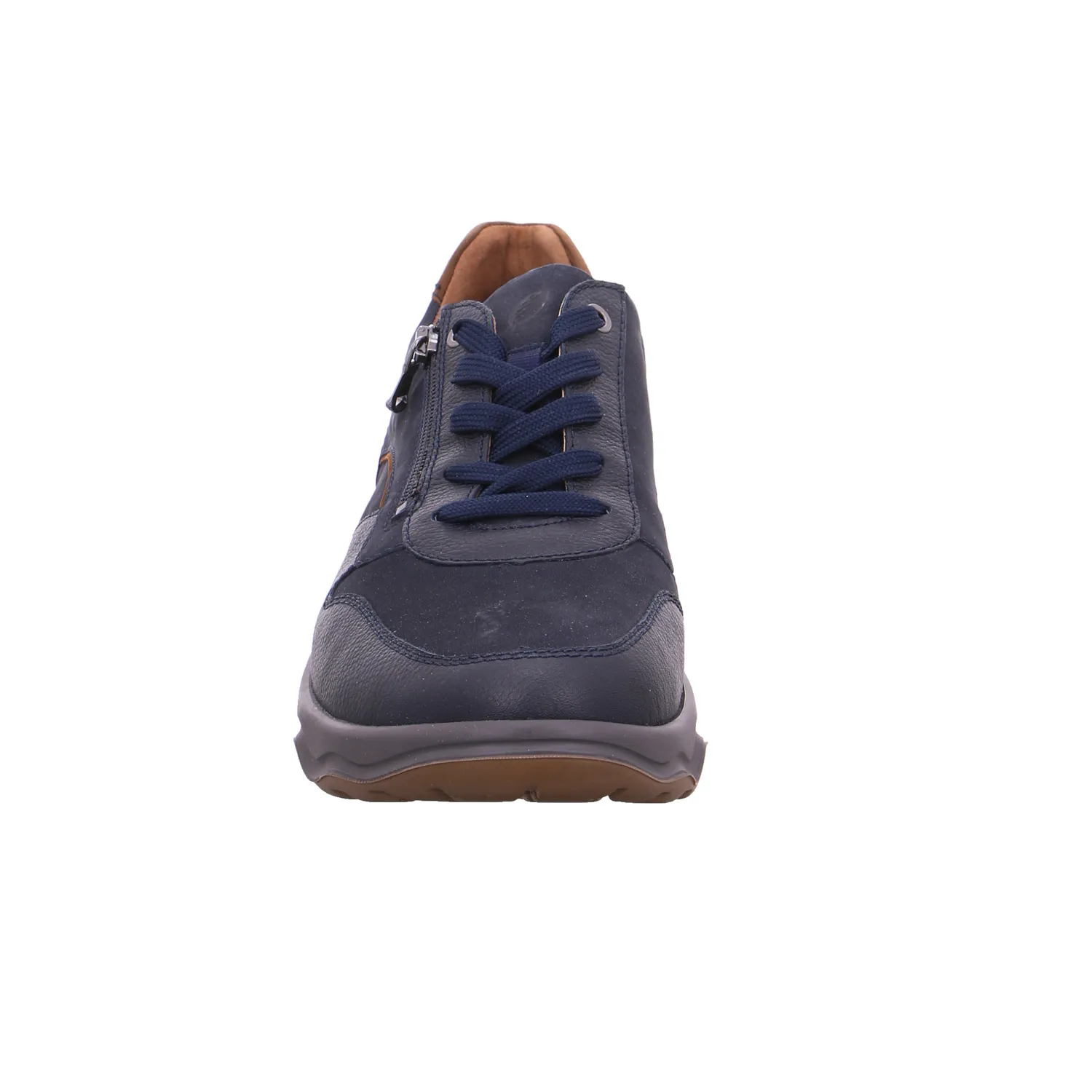 WALDLÄUFER Halbschuhe Sneaker Blau Leder