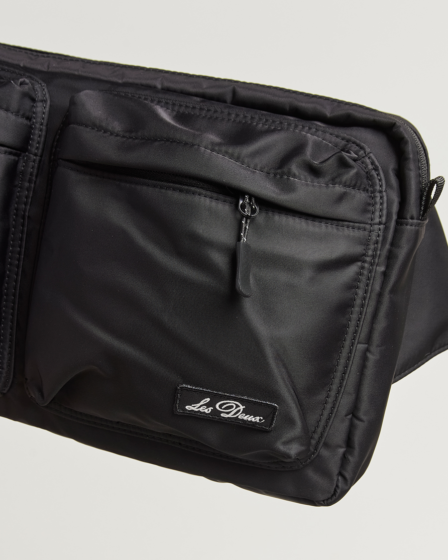 Les Deux Hubert Tech Cross Body Bag Black