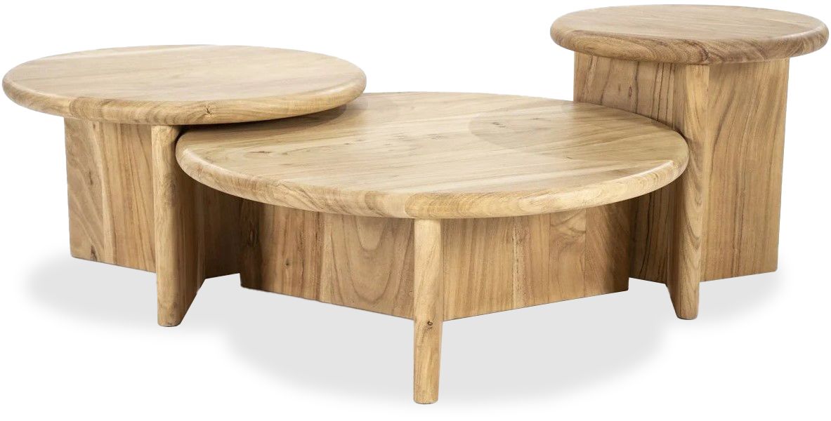 Salontafelset  Leoti ⌀80  x H30 cm