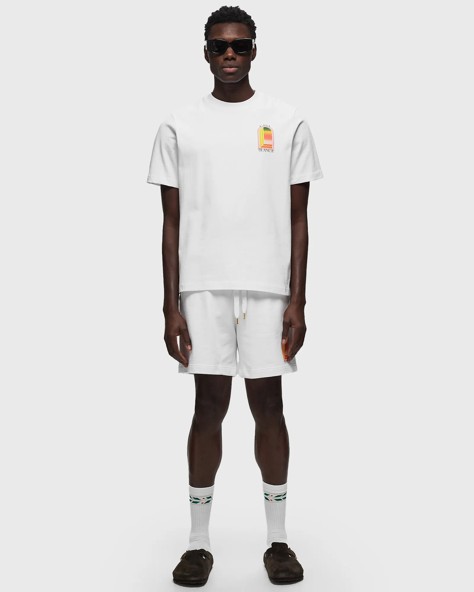 Casablanca GRADIENT ARCH LOGO PRINTED T-SHIRT