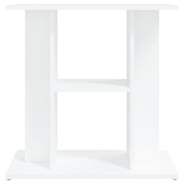vidaXL Akvariumstativ hvit 60x30x60 cm konstruert tre