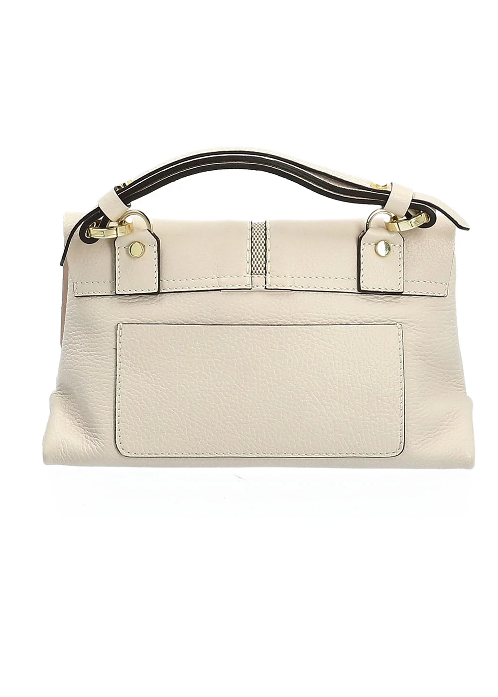 SAC RABAT NATACHA CUIR CREME
