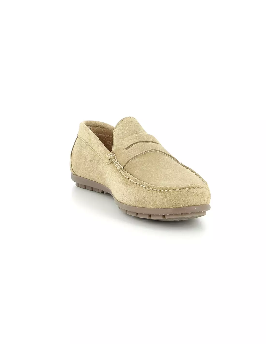 POINT D ORGUES 81525 - Bateaux & mocassins Beige