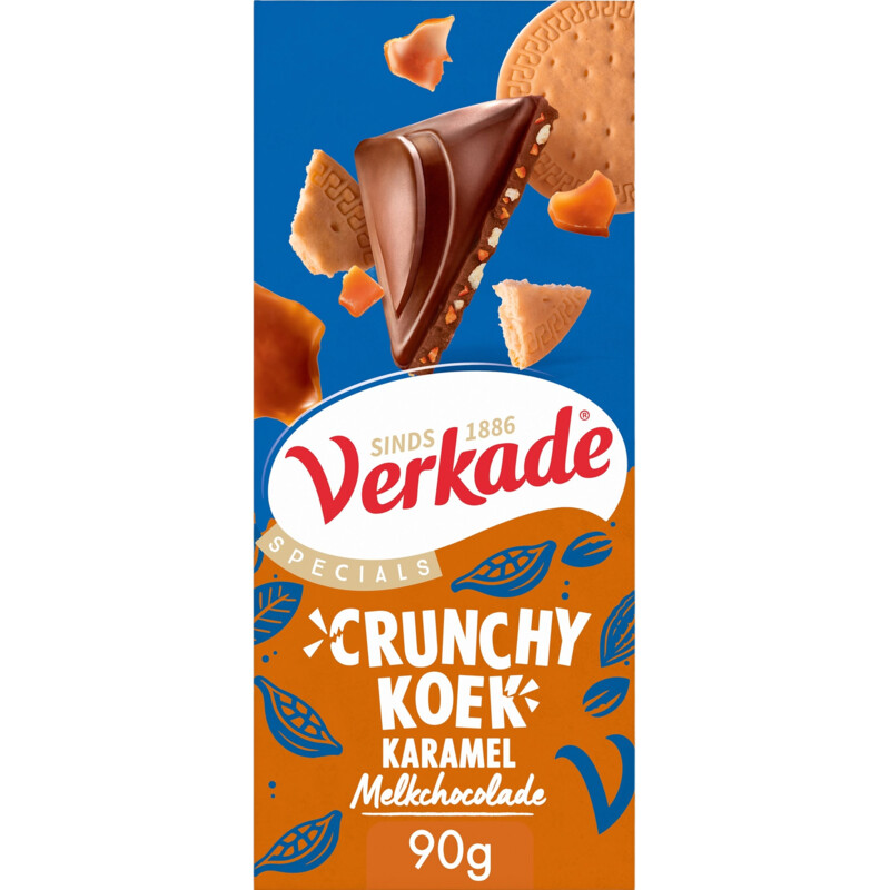 Verkade Specials crunchy koek karamel melk