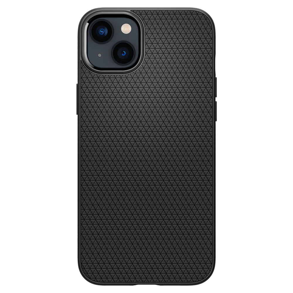 iPhone 15 Liquid Air Case Gummi Hülle (ACS06790) - Schwarz (Matt)