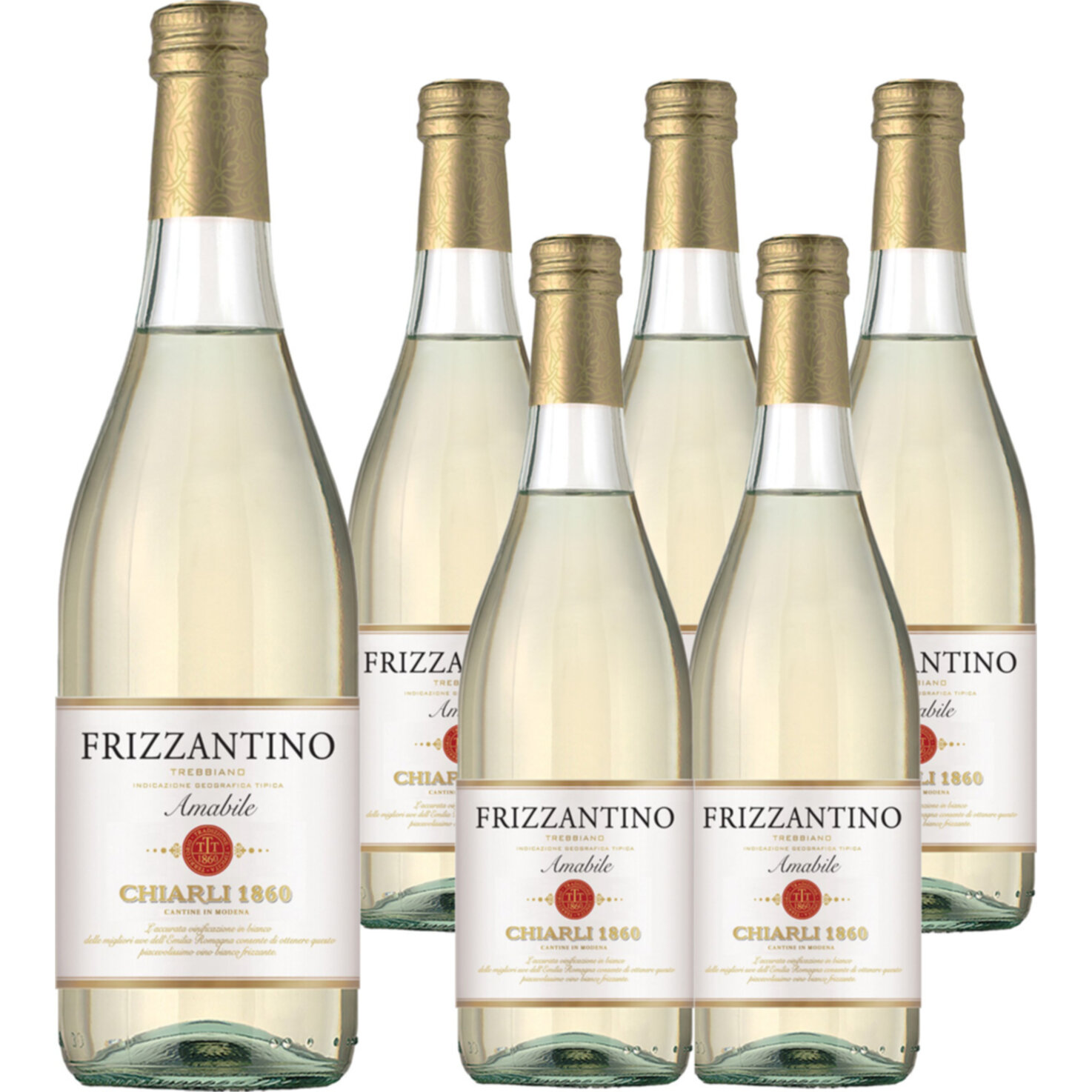 Frizzantino Amabile IGT Trebbiano Cleto Chiarli 6x 75cl -6x 75cl