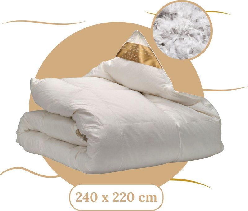 Ten Cate - 4-seizoenen Donzen Dekbed - 240x220 cm - 90% Ganzendons