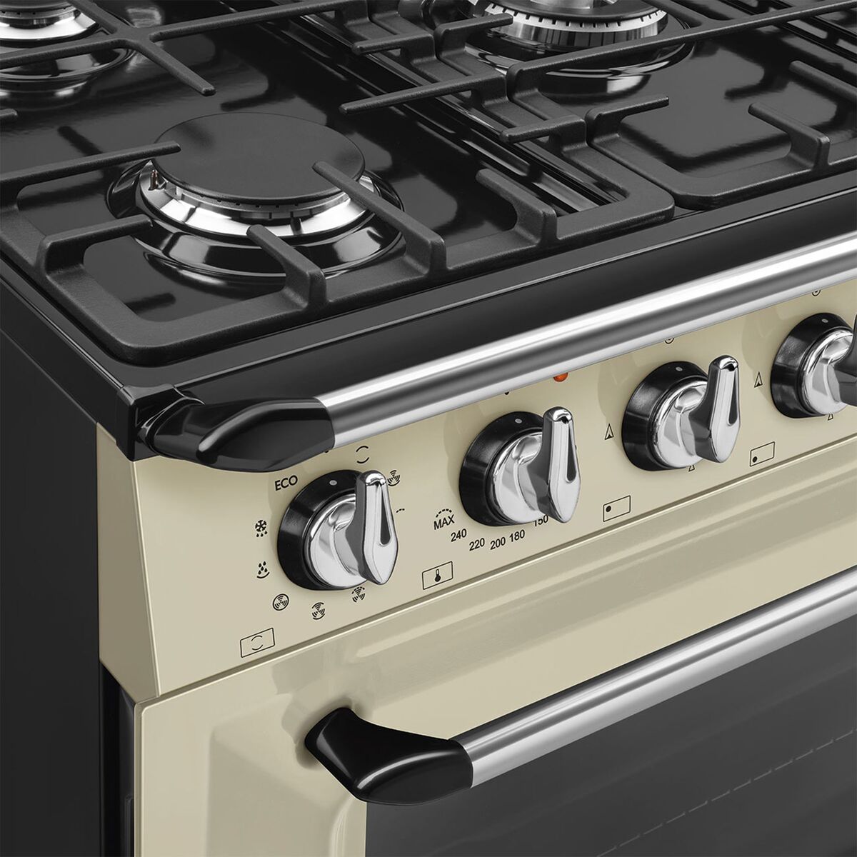 Gasskomfyr Victoria TR90GMP 90 cm, creme