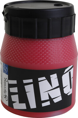Linoleumssværte - Rød - 250 ML