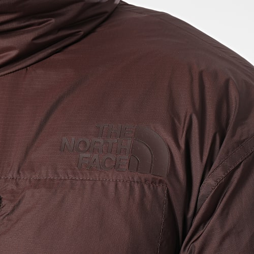 Doudoune Réversible Nuptse Vert Bordeaux