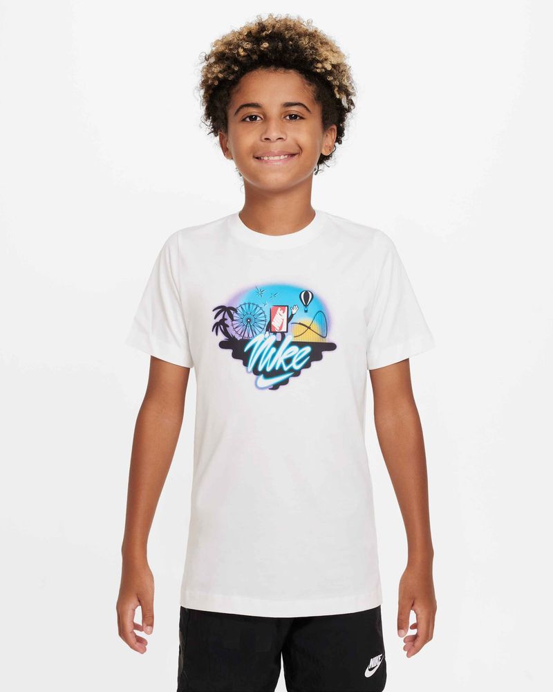 T-shirt Nike Sportswear Blanc pour enfant