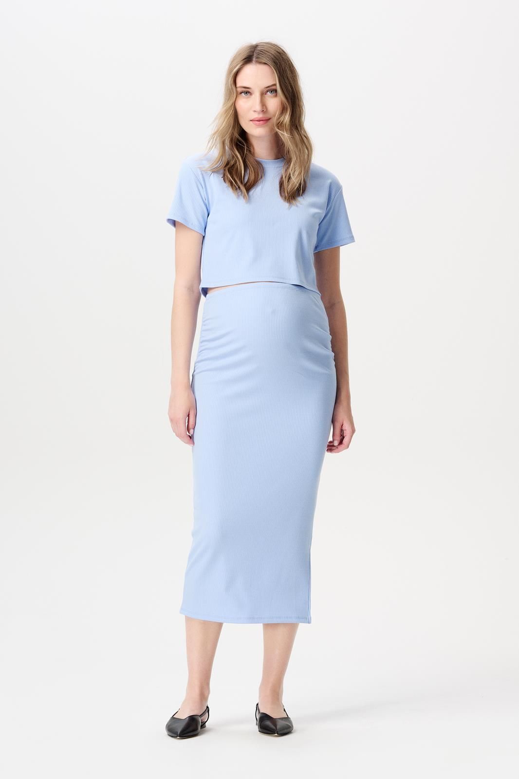 Noppies Maternity Voedingstop Lela - Light Sky